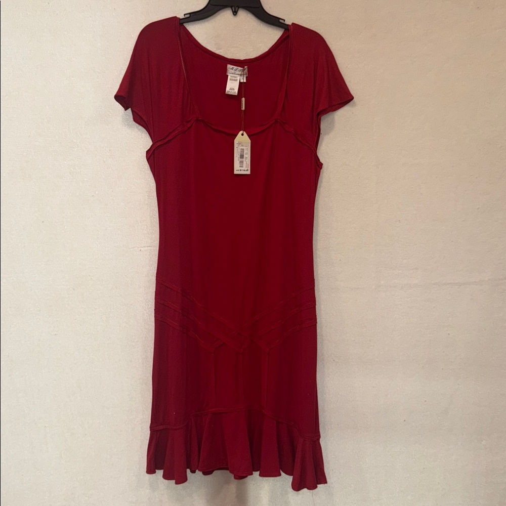 Elegant Red Women's Dress